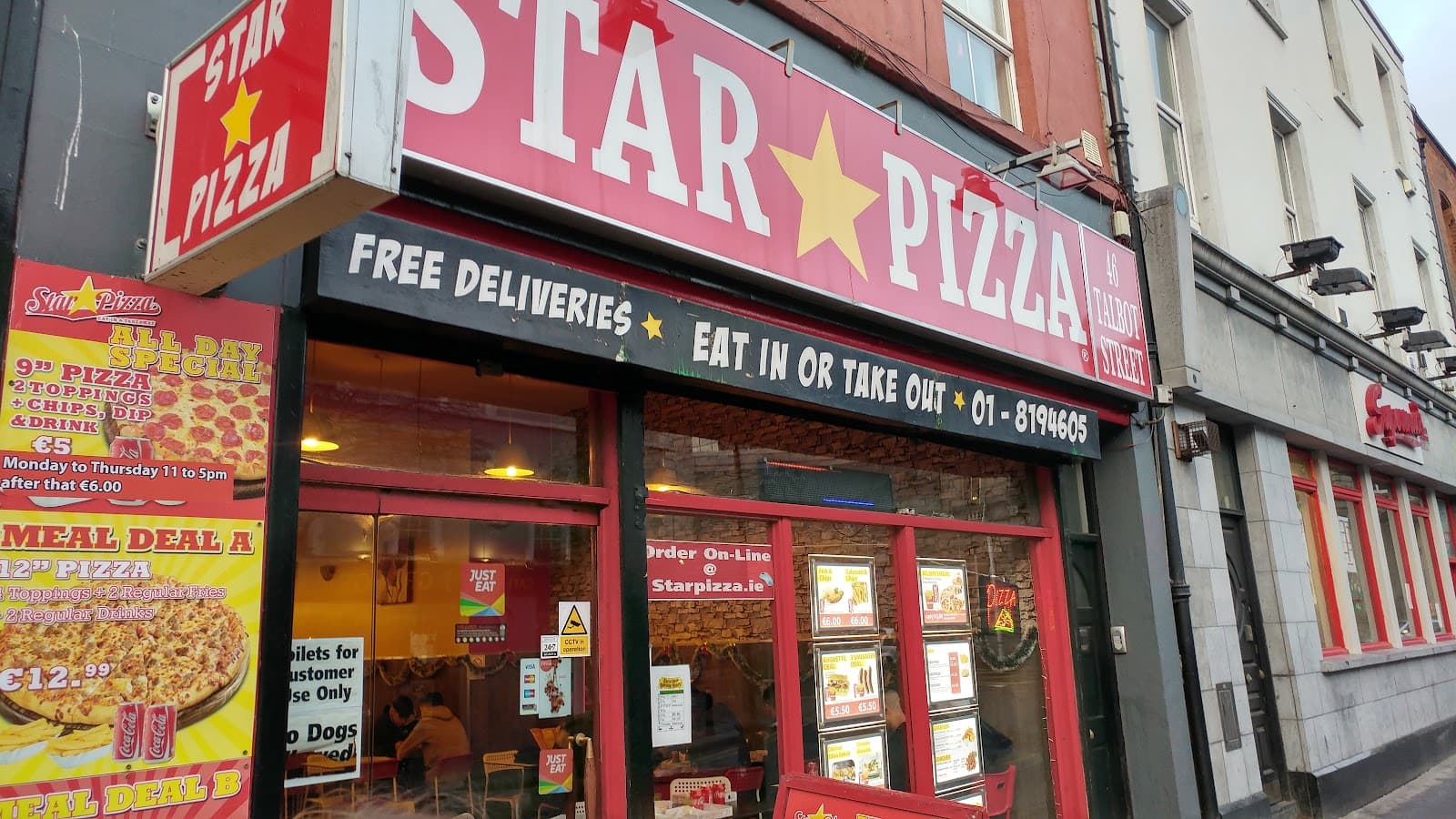 Star Pizza Talbot Street