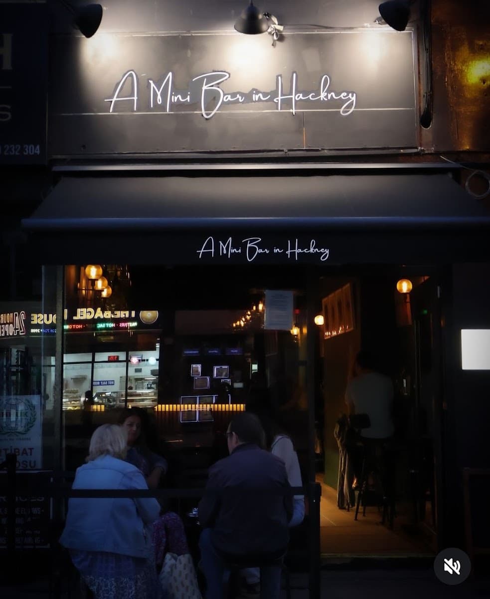 A Mini Bar in Hackney
