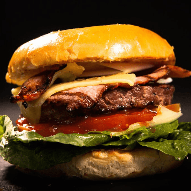 Gourmet Burger and Fries