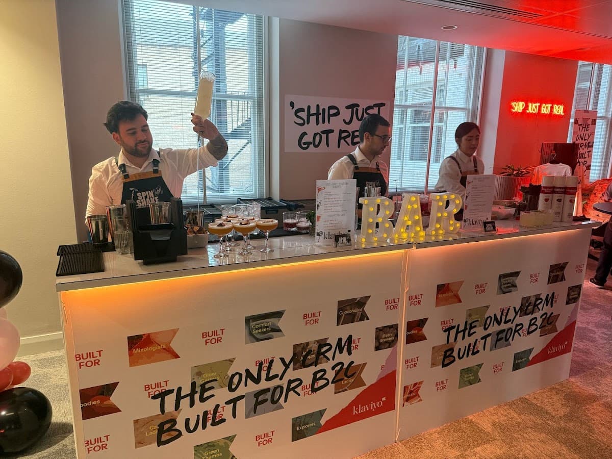 Spin and Shake Mobile Bar Hire London