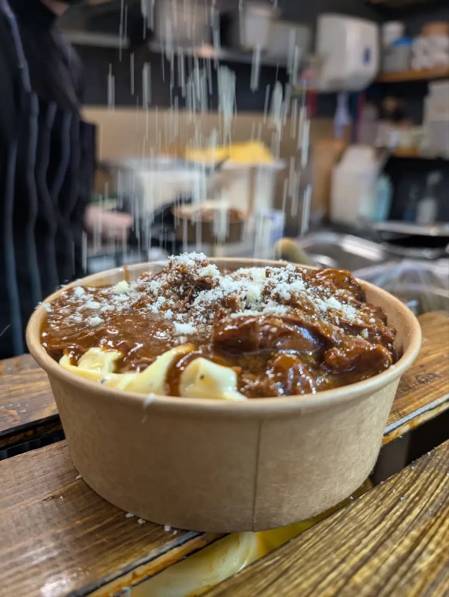 Dirty gnocchi (Cardiff Market)