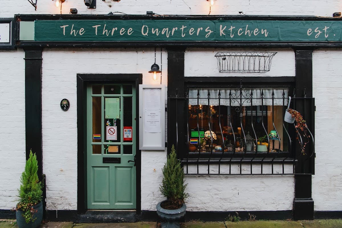 The Three Quarters kitchen