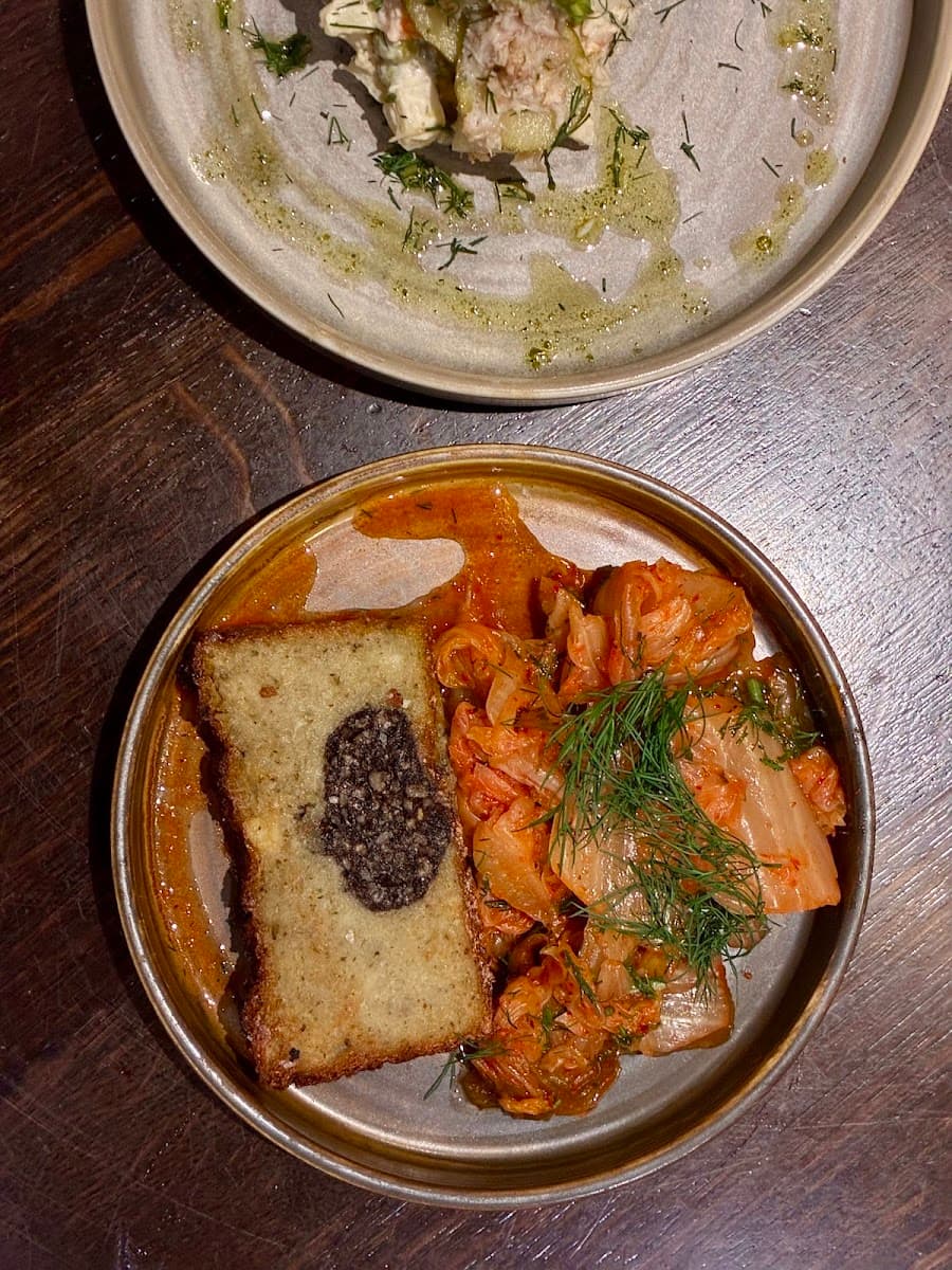 The Three Quarters kitchen