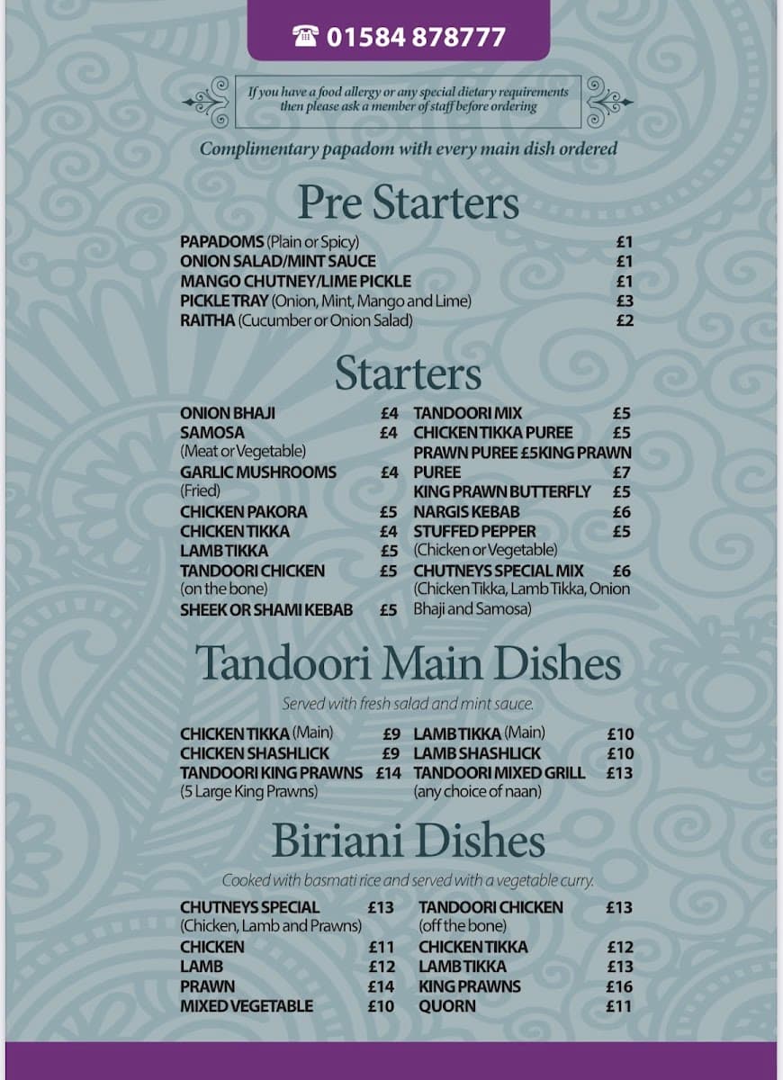 Chutneys Ludlow