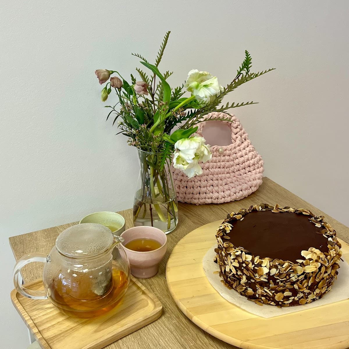 Pink Ginger Flower Cafe