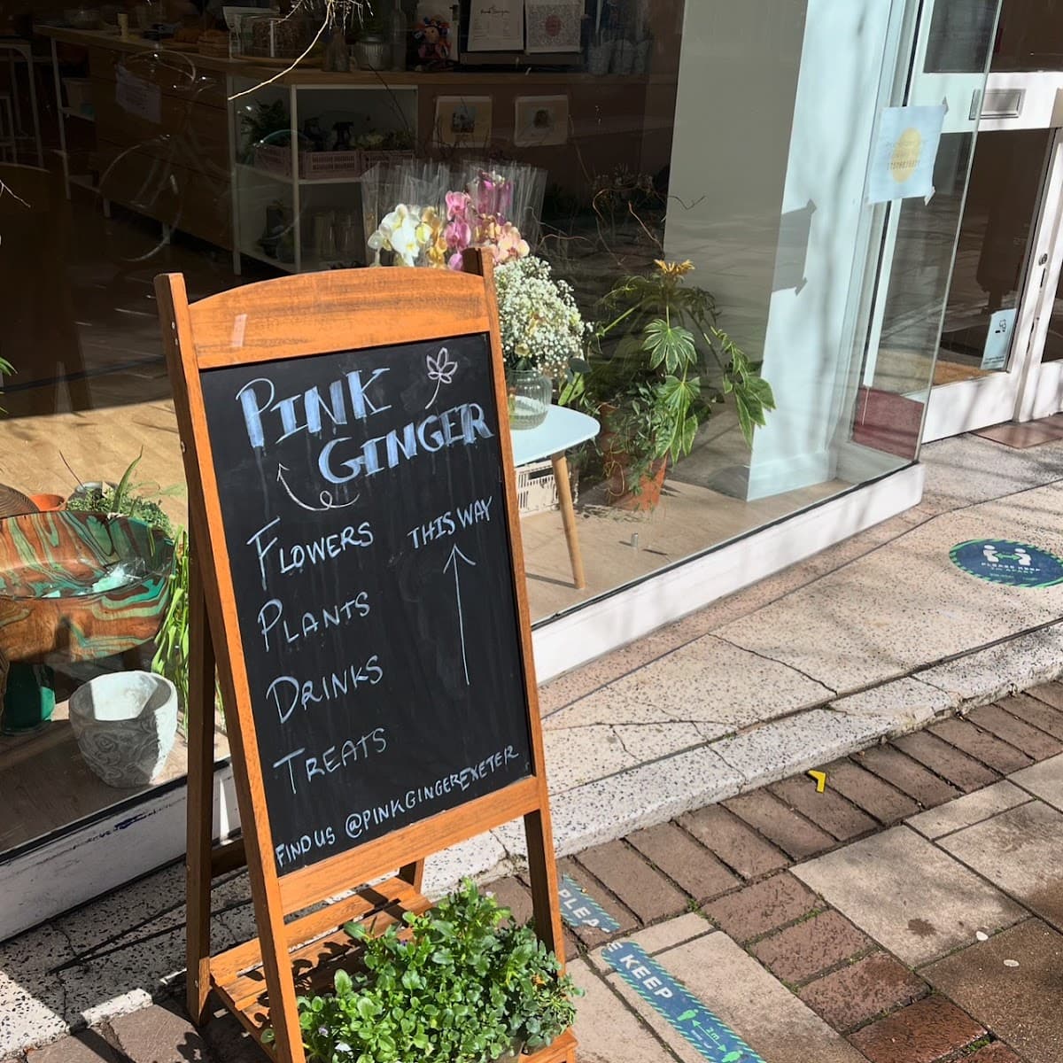 Pink Ginger Flower Cafe