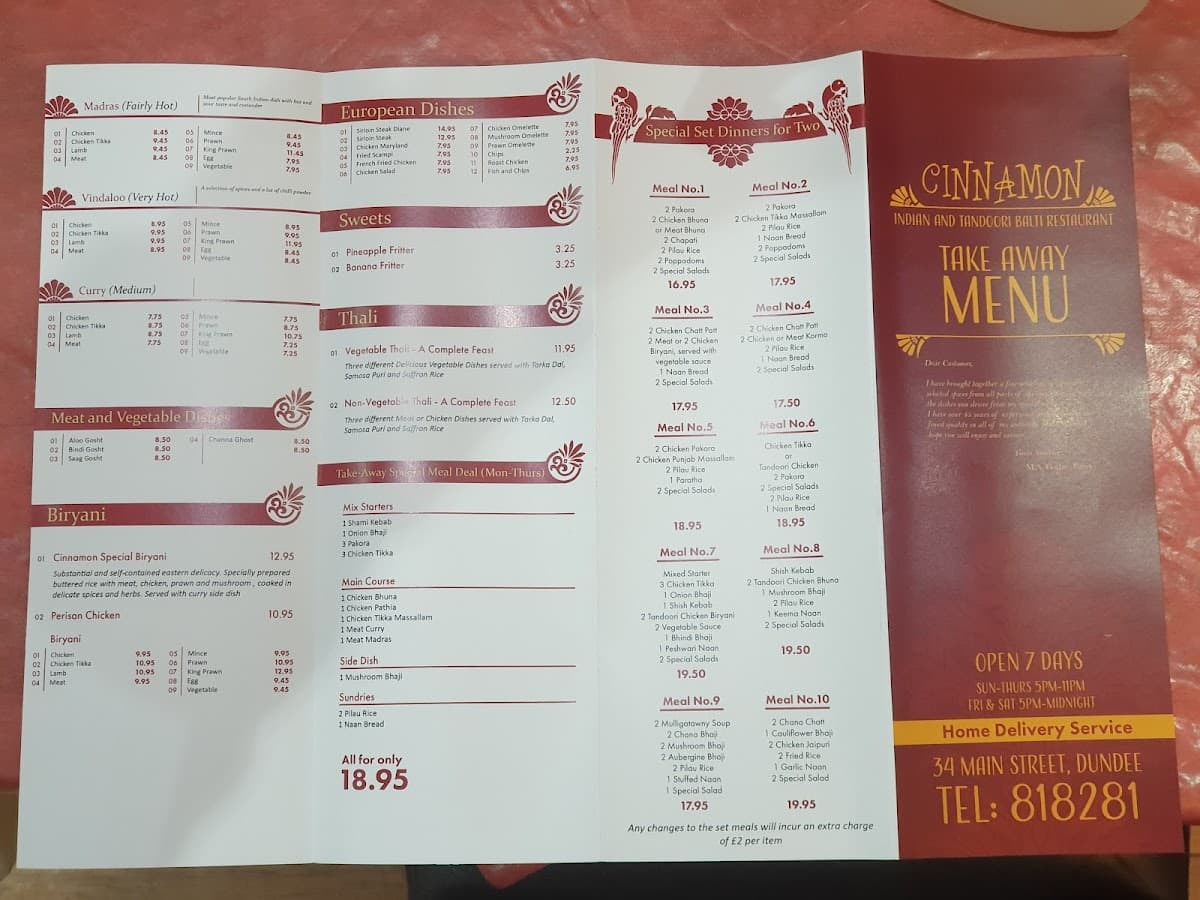 Cinnamon Indian Restaurant