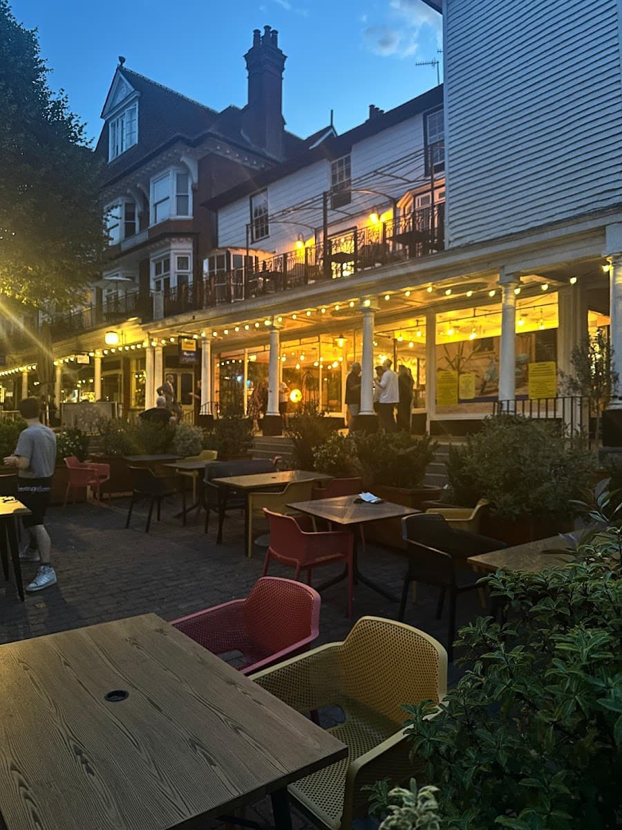 THE BUZZ ON THE PANTILES, home of Kypseli Kitchen Greek Restaurant, Bar, Live Music, Comedy, Meet-Up Spaces, Hot Desk Studio