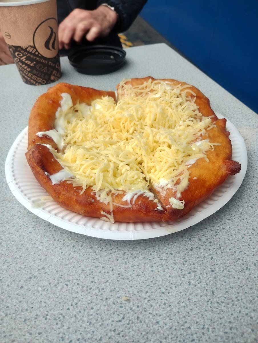 Langos (Hungarian Food) - Huddersfield Open Market