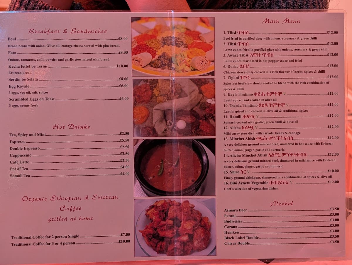 Merhaba habesha restaurant Cardiff