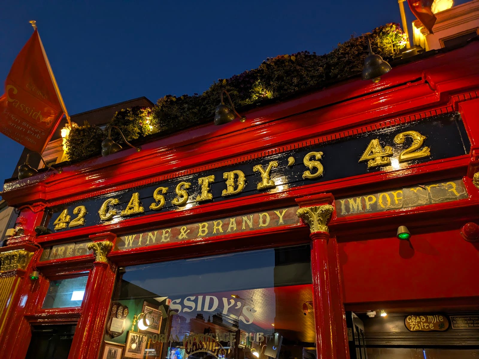 Cassidy’s Of Camden Street