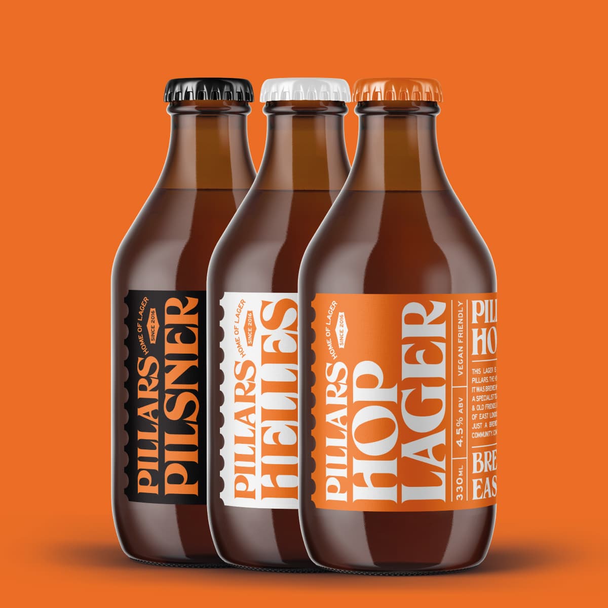 Pillars Brewery- East London Lager