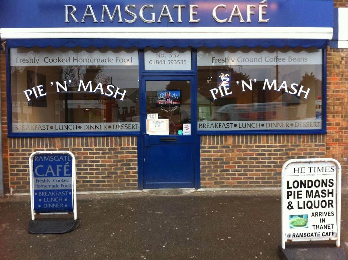 Ramsgate Café pie and mash