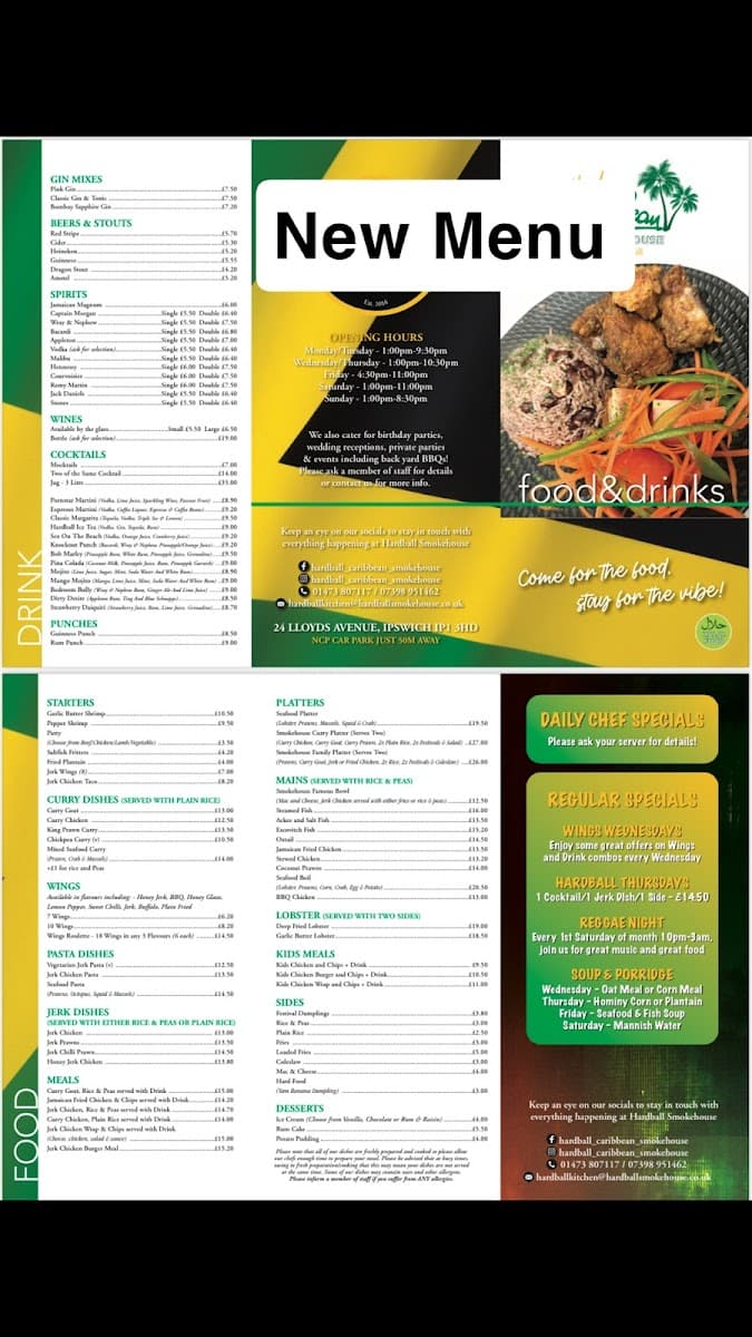 Hardball Caribbean smokehouse bar and grill