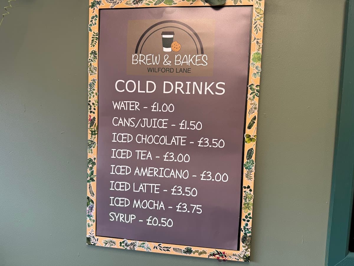 Brew and Bakes - Wilford Lane