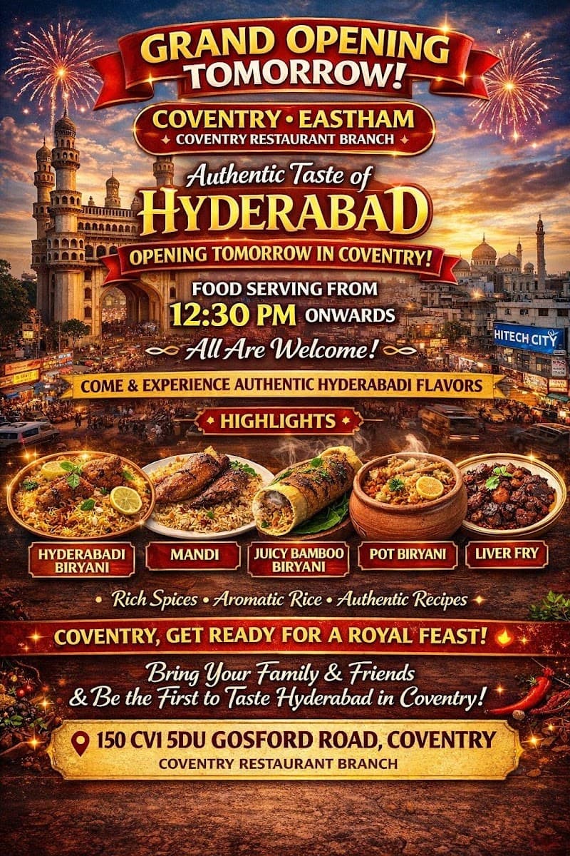 Taste of Hyderabad Coventry