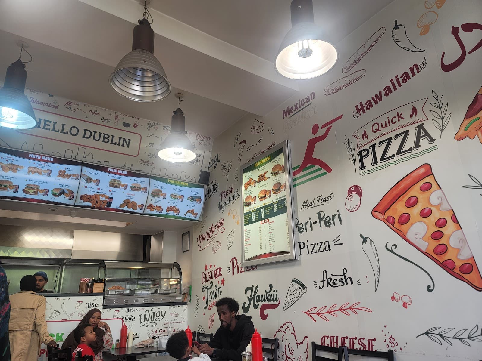 Quick Pizza and Peri Peri Chicken