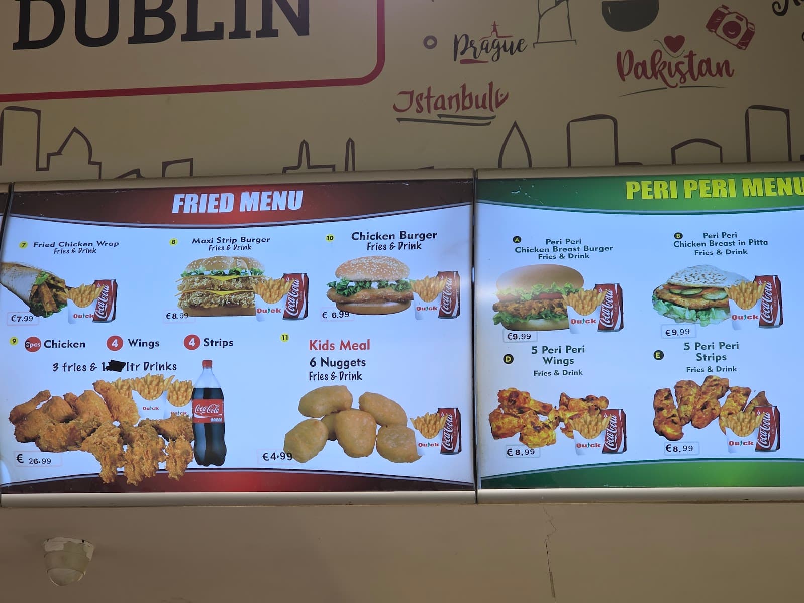 Quick Pizza and Peri Peri Chicken