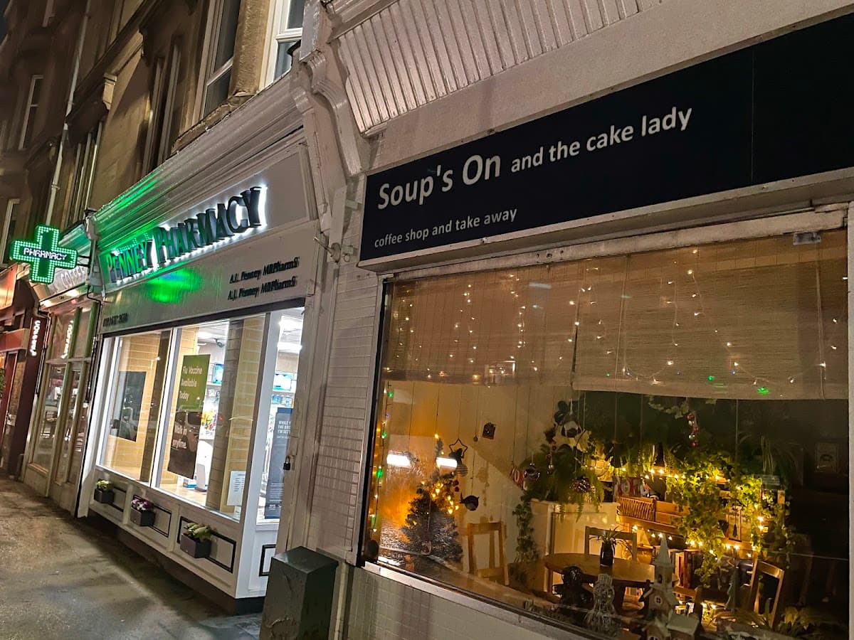 Soup's On and the cake lady