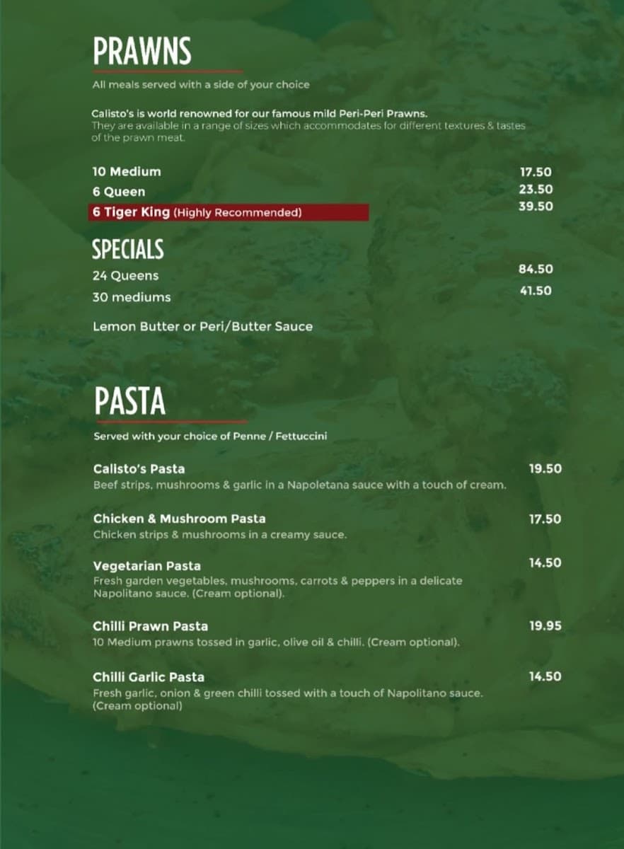 Calistos Portugese Restaurant
