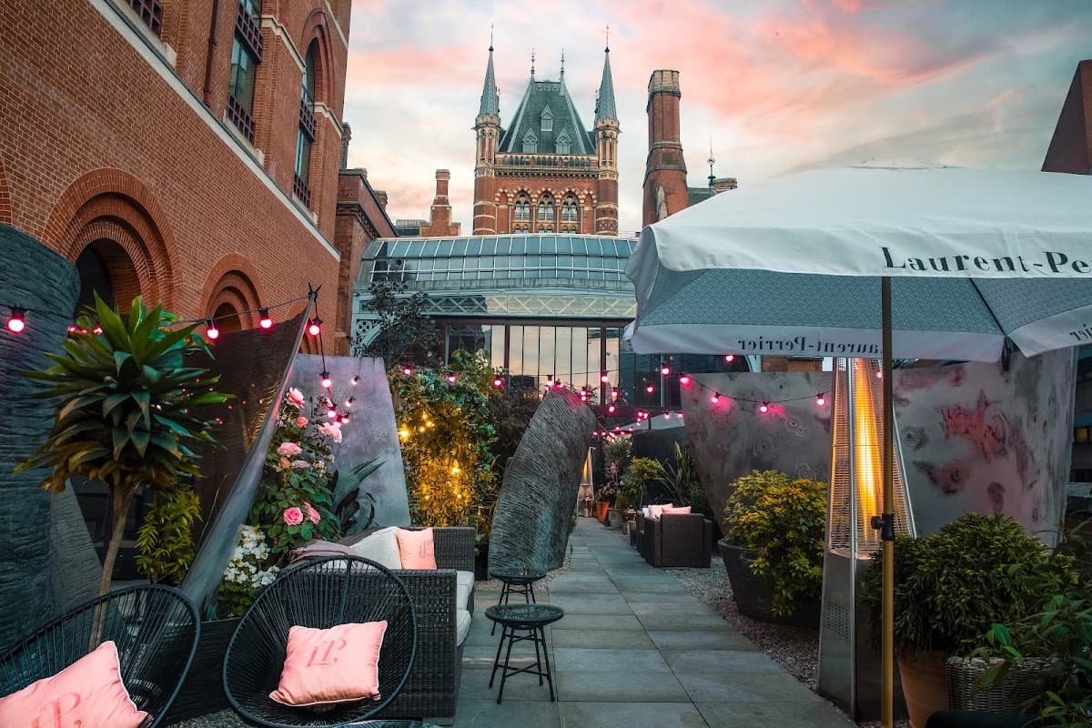 St. Pancras Terrace by Booking Office 1869