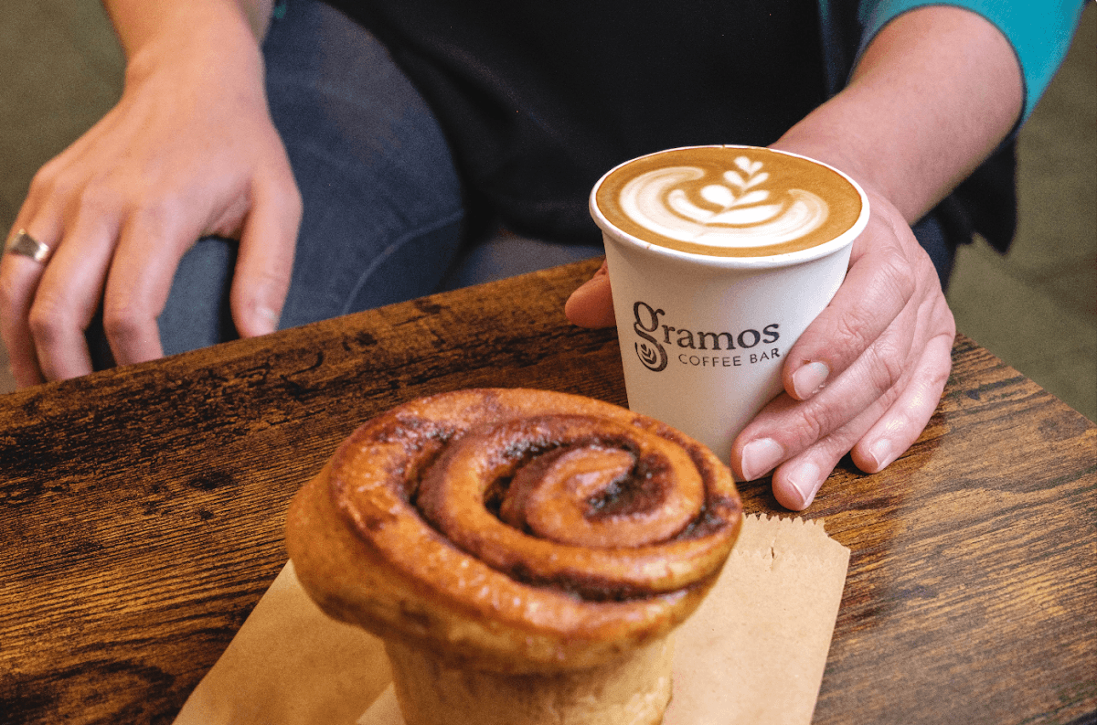 Gramos Coffee Bar (underground, sub-level -1)