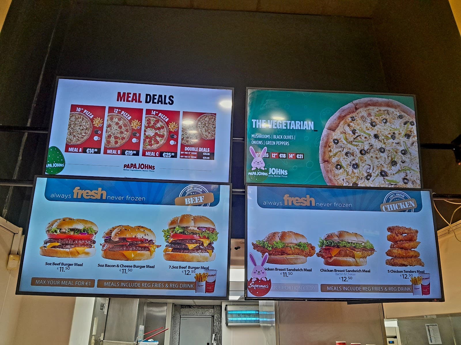 Supermac's & Papa John's Westmoreland Street Dublin