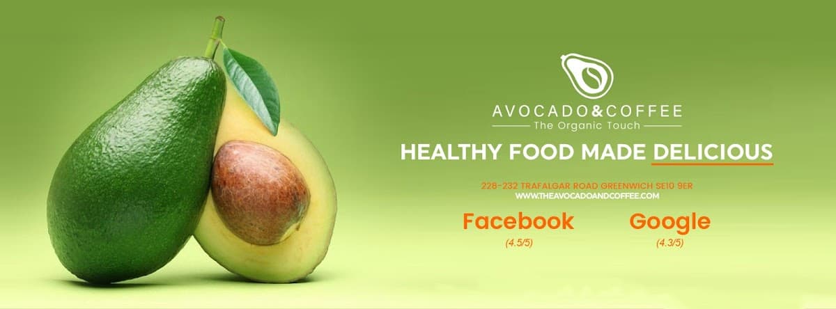 Avocado & Coffee Organic Cafe in London
