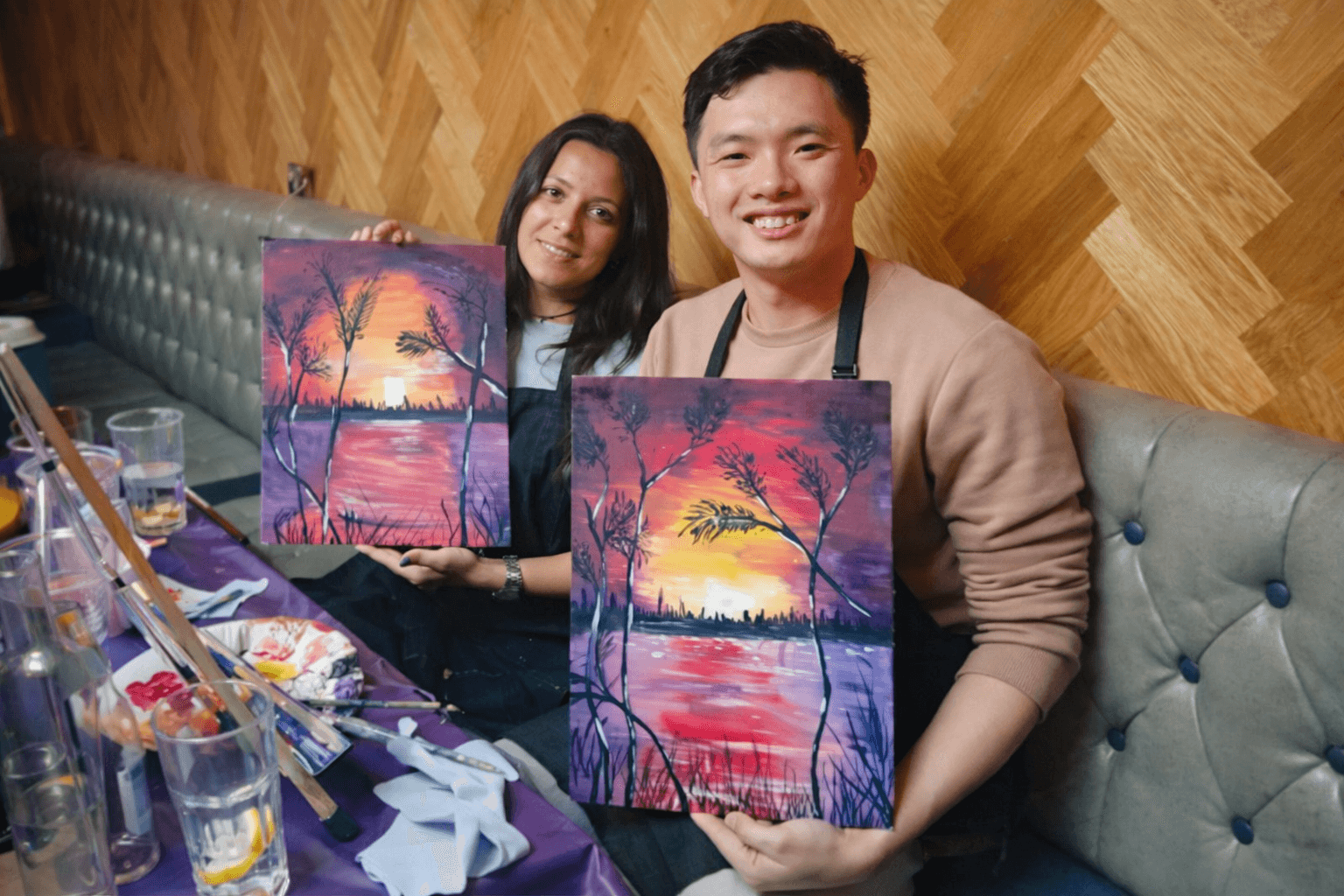 Paint a Pic: Winter Balloon Girl