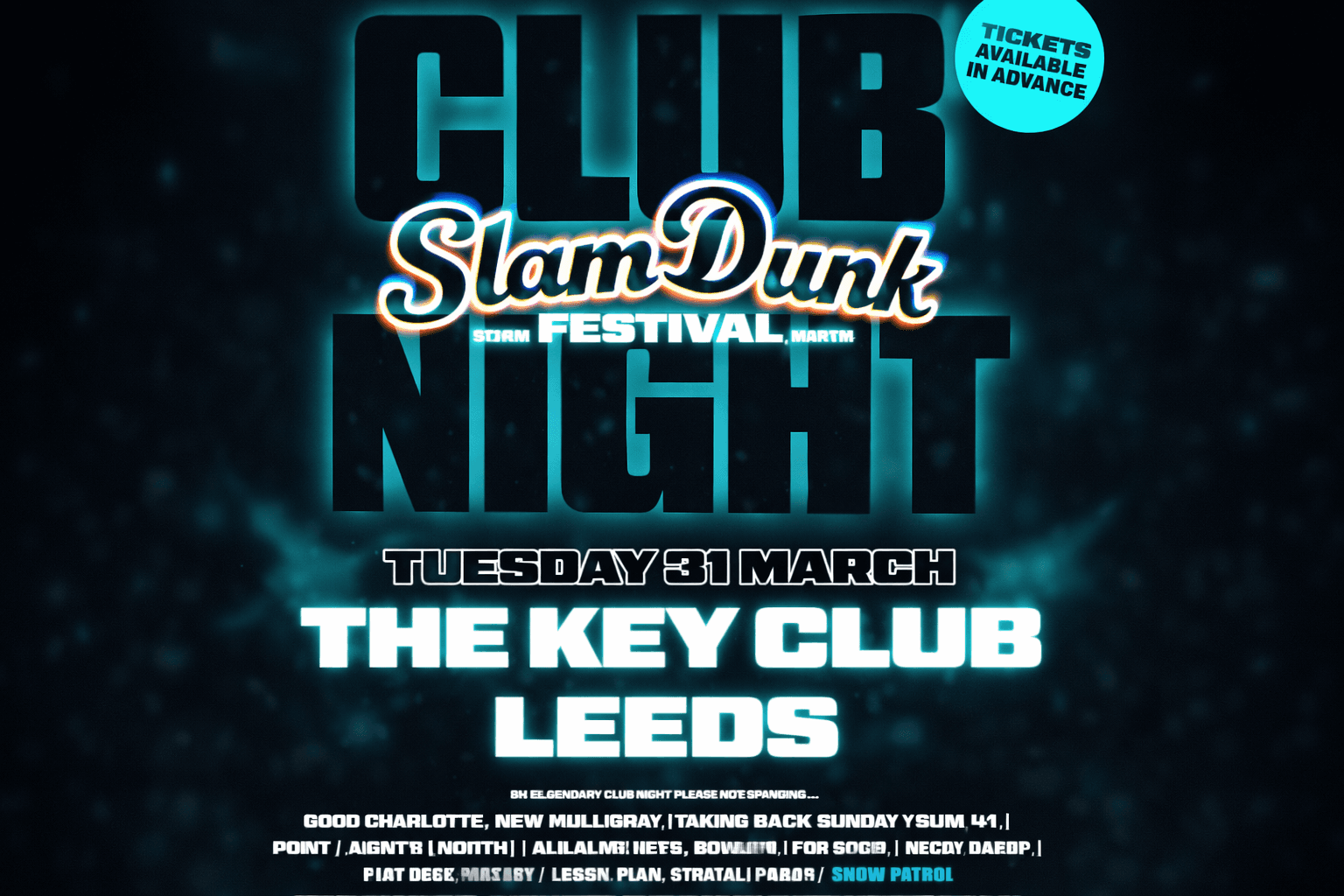 SLAM DUNK: THE CLUB NIGHT - POP PUNK & EMO